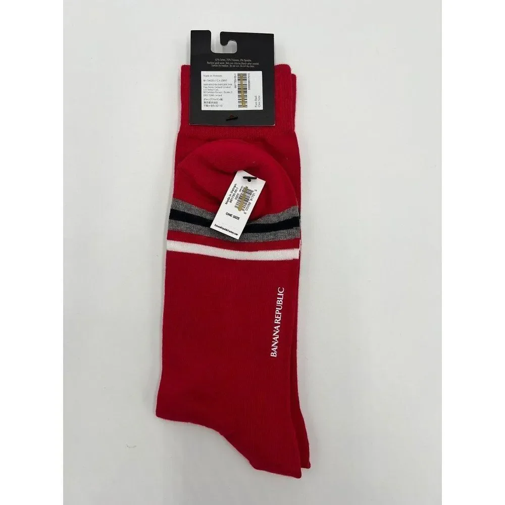 Brand New Socks One‎ Size Banana Republic “Loves Me Not”Sock For Men